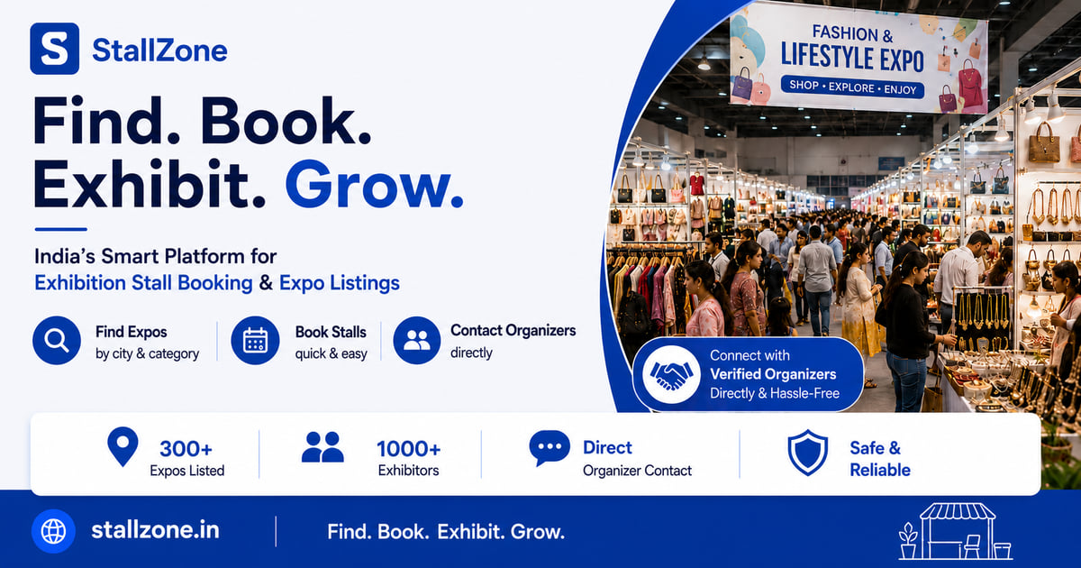 StallZone — Exhibition Stall Booking in India | Free Enquiry, No ...